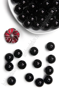 Бусинки 22 мм*400 гр (sf-6016) черный №91