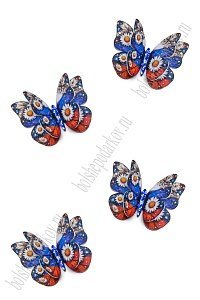 Лазерная вырубка из фетра "Бабочка"  5 см (10 шт) №11 несклеенная