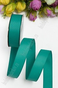 Лента репсовая 2,5 см*20 ярд "1 сорт" (SF-1348) тиффани №221