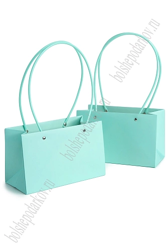 Сумка для цветов 22*13,5*10,5 см (10 шт) SF-7378, голубой №8