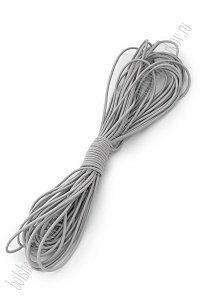 Резинка шляпная 2 мм*10 ярд (SF-7765) серый №109