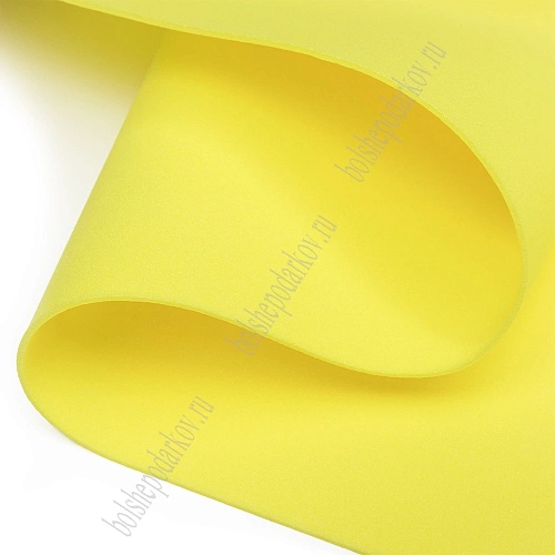 Фоамиран 1 мм, Китай 50*50 см (10 листов) SF-3431, лимонный №1019