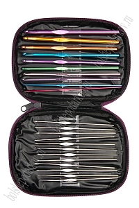 Набор крючков для вязания (22 шт) SF-7771, ассорти №2