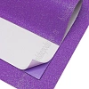Фоамиран глиттерный А4, перламутровый самоклеющ. 2 мм (10 листов) SF-1957, темно-сиреневый №021