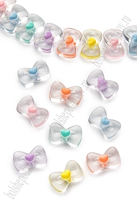 Бусины декоративные 16 мм "Бантик" (600 шт) SF-7386, ассорти