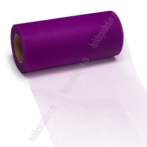 Фатин в шпульках 15 см*25 ярд (SF-603) темно-сиреневый №23