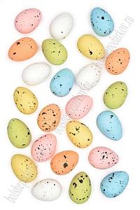 Пасхальный декор "Яйца" 2,5*3,5 см (24 шт) SF-7861, №3