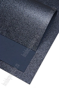 Фоамиран глиттерный 2 мм, 40*60 см Premium (10 листов) SF-3010, темно-синий №2041