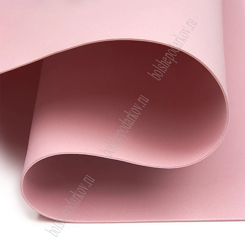 Фоамиран 1 мм, Китай 60*70 см (10 листов) SF-5822, розовый №1018