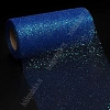 Фатин с блестками 15 см*25 ярд (SF-604) синий №24