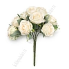 Букет декоративный 31 см &amp;quot;Розы&amp;quot; (SF-8126) светло-персиковый