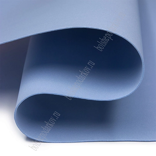 Фоамиран 1 мм, Китай 60*70 см (10 листов) SF-5822, голубой №1064