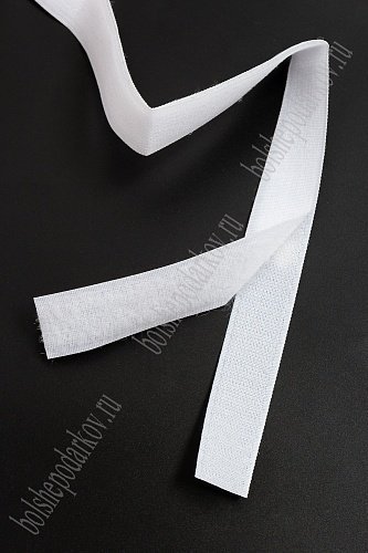 Лента контактная &amp;quot;Velcro&amp;quot; 25 мм*25 м (белый)
