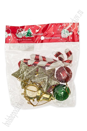 Новогодние украшения (9 шт) &amp;quot;Ассорти&amp;quot; SF-3513, №9