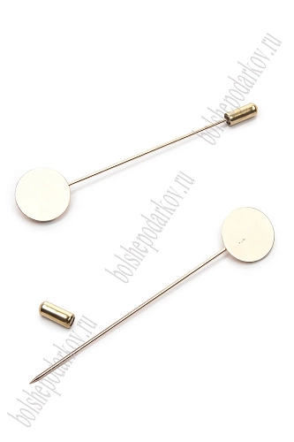 Основа-игла для броши 7,5 см (30 шт) SF-6060, золото