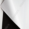 Пленка матовая для цветов 58*58 см, двухсторонняя (20 шт) SF-2362, черный/белый
