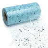 Фатин с пайетками 15 см*25 ярд (SF-605) светло-голубой №30