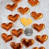 Патч 3D, кожзам &amp;quot;Сердце&amp;quot; 3,6*3 см (20 шт) SF-1542, оранжевый
