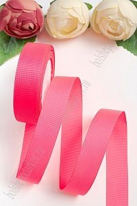 Лента репсовая 2,5 см*20 ярд (SF-3451) ярко-розовый №14