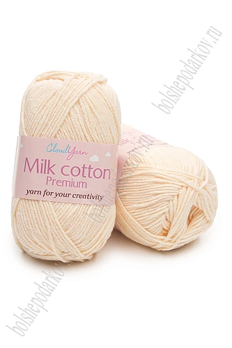 Пряжа &amp;quot;Milk cotton Premium&amp;quot; 50 гр (10 шт) SF-7847, светло-персиковый