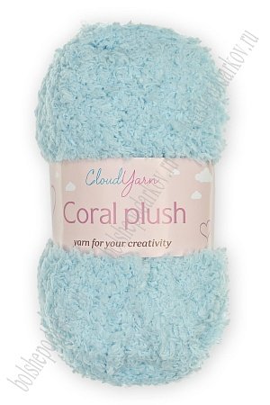 Пряжа &quot;Coral plush&quot; 100 гр (5 шт) SF-7843, голубой