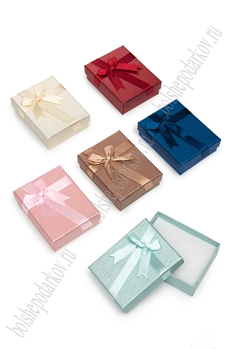 Коробочки для украшений 7*9*2,7 см (12 шт) SF-8138, ассорти №1