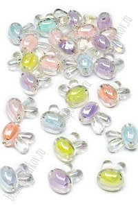 Бусины декоративные 16 мм &quot;Зайчики&quot;  (500 гр) SF-7386, ассорти