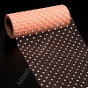 Фатин в горошек 15 см*10 ярд (SF-2941) персиковый №44