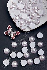 Бусинки половинки под жемчуг 16 мм 50 гр (SF-1442) белый №129 Бусинки половинки под жемчуг 16 мм 50 гр (SF-1442) белый №129