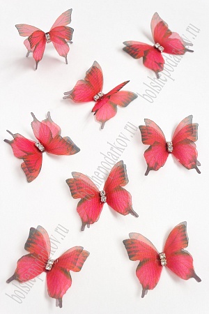 Бабочки шифоновые маленькие 3 см (10 шт) SF-4484, №5