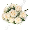 Букет декоративный 31 см &amp;quot;Розы&amp;quot; (SF-8126) светло-персиковый
