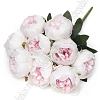 Букет декоративный 42 см &amp;quot;Пионы&amp;quot; (SF-8124) бело-розовый