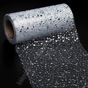 Фатин &quot;Капли&quot; 15 см*25 ярд (SF-2950) белый