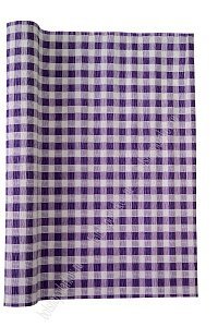 Бумага гофрированная &quot;Фиолетовая клеточка&quot;