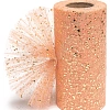 Фатин с пайетками 15 см*25 ярд (SF-605) персиковый №44