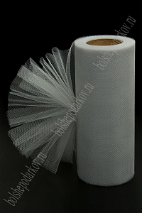 Фатин в шпульках 15 см*25 ярд (SF-603) серый №34