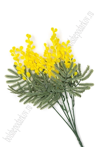 Веточка декоративная 36 см &amp;quot;Мимоза (SF-8123) 