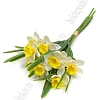 Веточка декоративная 31 см &amp;quot;Нарцисс&amp;quot; (SF-8135) белый №1