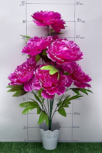 Букет цветов &amp;quot;Пионы&amp;quot; 85 см (SF-5078) в ассортименте