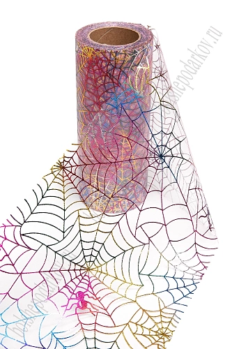 Фатин &amp;quot;Паутинка&amp;quot; 15 см*25 ярд (SF-3777) розовый