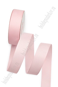 Лента репсовая 2,5 см*20 ярд "1 сорт" (SF-1348) светло-розовый №43