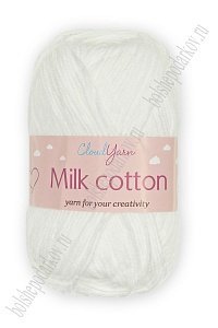 Пряжа &quot;Milk cotton&quot; 50 гр (10 шт) SF-7848, белый