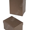 Коробки прямоугольные 10 в 1, 31*26*17 см (SF-7184) коричневый