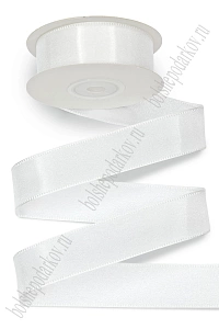 Лента органза Премиум 2,5 см*10 ярд (SF-7859) белый №22