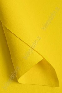 Фетр мягкий 1 мм, Корея Royal 40*55 см (5 шт) желтый RN 12