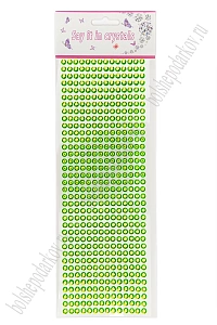 Стразы декоративные 6 мм (504 шт) SF-3177, светло-зеленый