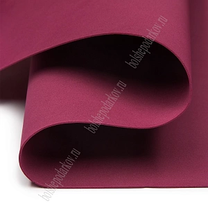 Фоамиран 1 мм, Китай 60*70 см (10 листов) SF-5822, бордовый №1005