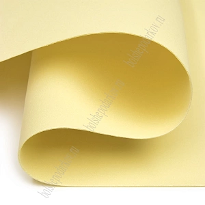 Фоамиран 1 мм, Китай 60*70 см (10 листов) SF-5822, светло-лимонный №1024