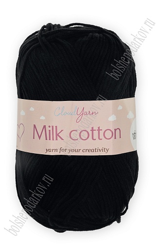 Пряжа &amp;quot;Milk cotton&amp;quot; 50 гр (10 шт) SF-7848, черный