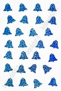 Пайетки &quot;Колокольчик&quot; 19*18 мм*500 гр (SF-3063), синий